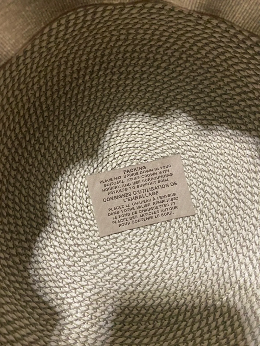 RARE Like new Eric Javits Artista Straw Hat - white taupe - Picture 12 of 15